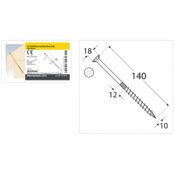 DMX 311014 - CS 10140 Wkręt ciesielski 10x140 - (50/op)  